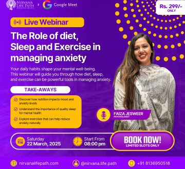 The Role of diet, Sleep and Exercise in managing anxiety
